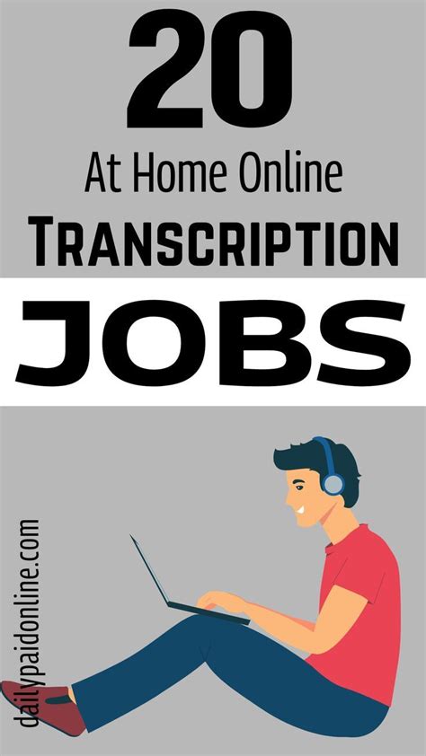 20 Best Work From Home Transcription Jobs That Pay Well Artofit