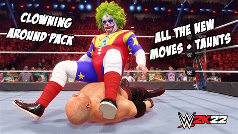 Clowning Around Pack All The New Moves Taunts Wwe K Youtube