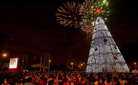 Inauguração da árvore de Natal do Ibirapuera 24 05 2018 Cotidiano