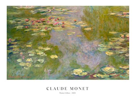 Monet - Water Lilies - Poster – Murellos