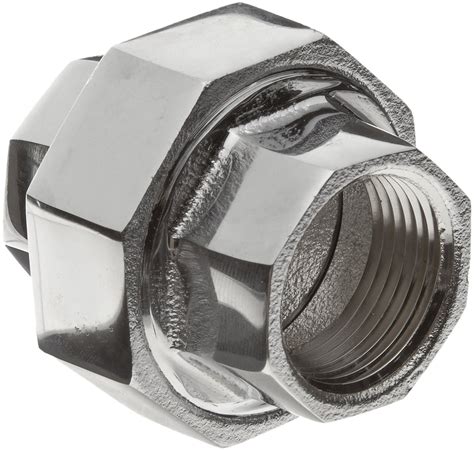 Chrome Plated Brass Pipe Fitting Union 1 Npt Female Industrial Pipe