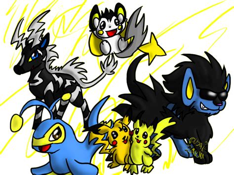 Pokemon Black Main Party By Usagi Zakura On Deviantart