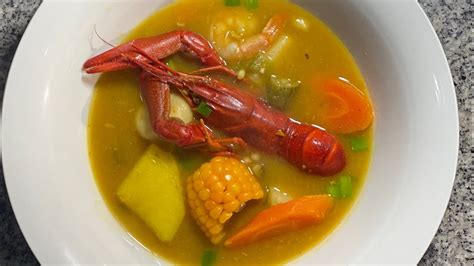 Receta Como Hacer Crayfish Soup De Anguilla