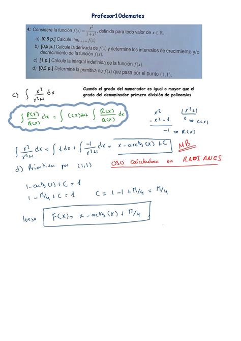 profesor10demates on Twitter Solución del examen de matemáticas II