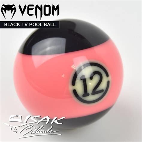 Jual Bola Venom Black Tv Eceran Nomor Billiard Ball