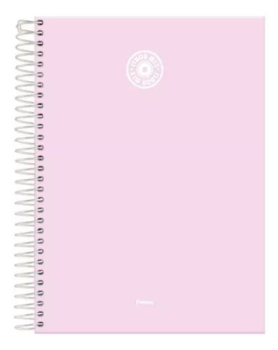 Cuaderno Universitario Foroni Espiral Fls Fluor Mix Color Rosa