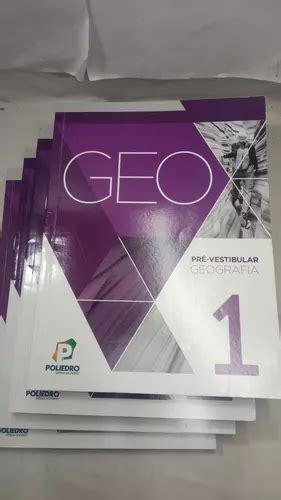 Poliedro Pré vestibular Geografia 4 Volumes Parcelamento sem juros