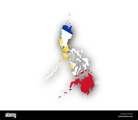 Philippines Flag Map