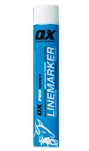 Ox Tools Ml Permanent Line Marker Spray White