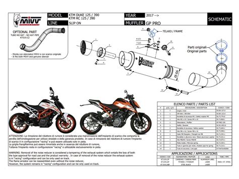 Kt L P Schalld Mpfer Mivv Gp Pro Carbon Ktm Duke