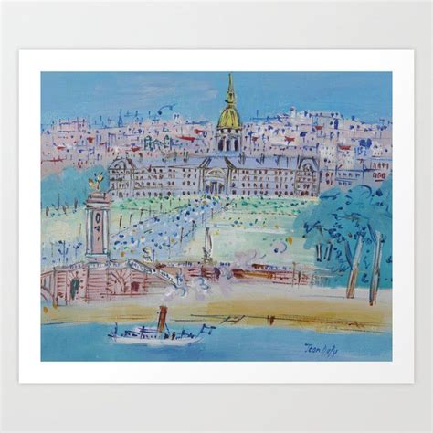 Art Print Jean Dufy L Hotel Des Invalides By Emidye X Small