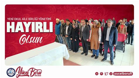 HAYIRLI OLSUN Yücel Boru Fen Lisesi