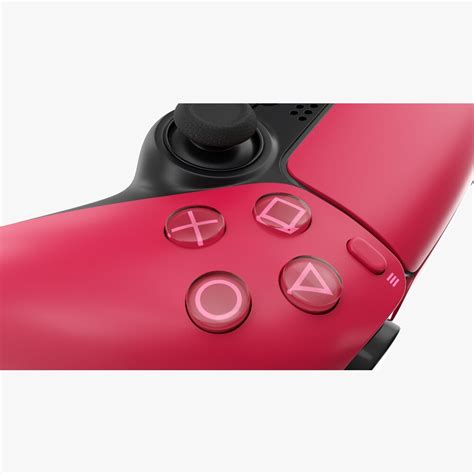 Sony Playstation 5 Dualsense Controller Cosmic Red With Box 3d Model Download Game Console On