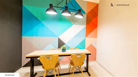 Decorate Your Office with Geometric Wall Ideas