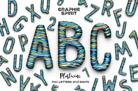 Plasticine Png Font Filtergrade