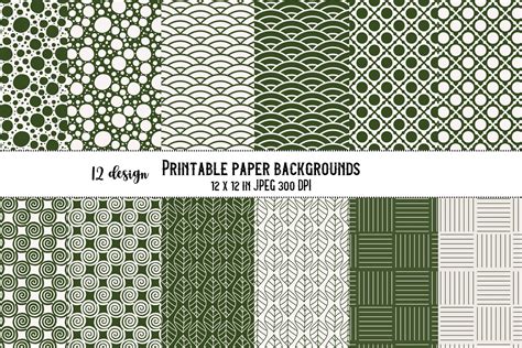 12 Boho Digital Paper Scrapbook Papers Graphic By DreanArtDesign