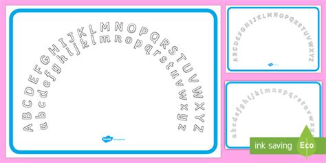 Plain Alphabet Arc Upper And Lower Case Plain Alphabet Arc Upper And