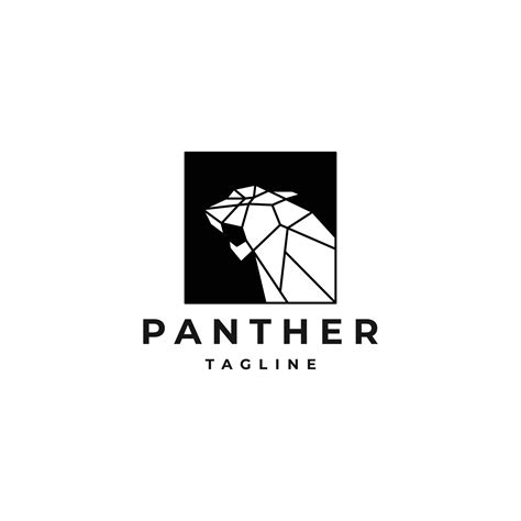 Panther geometric logo icon design template 18812962 Vector Art at Vecteezy