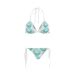 Turquoise Citrus Custom Bikini Swimsuit ID D