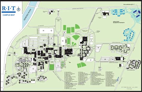 Rochester Institute of Technology Campus Map - Rochester Institute of ...