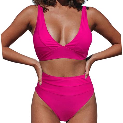 AOOCHASLIY Spring Beauty Bikini Swim Women S Fashion New Solid Color