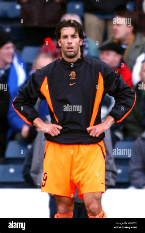 Hollands Ruud Van Nistelrooy During The Warm Up Hi Res Stock