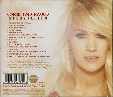 Carrie Underwood CD: Storyteller - Bear Family Records