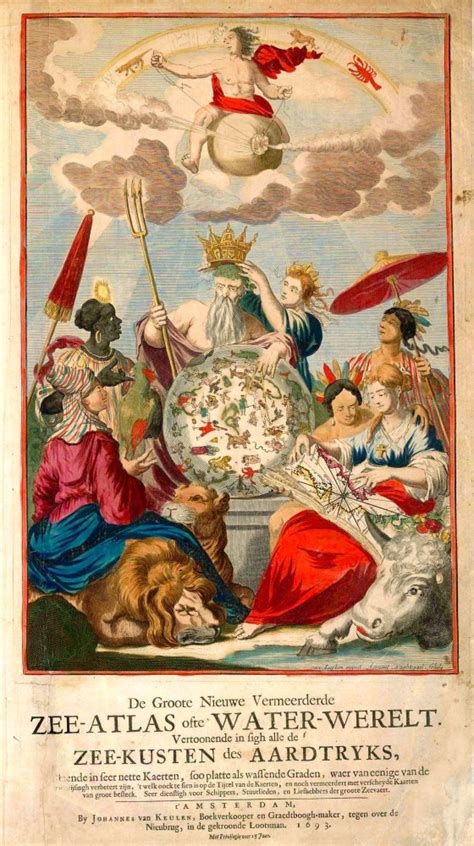 Allegorical Title Page By Joan Blaeu Published By Reinier Josua