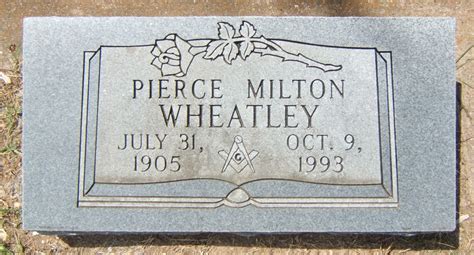 Pierce Milton Wheatley 1905 1993 Homenaje De Find A Grave