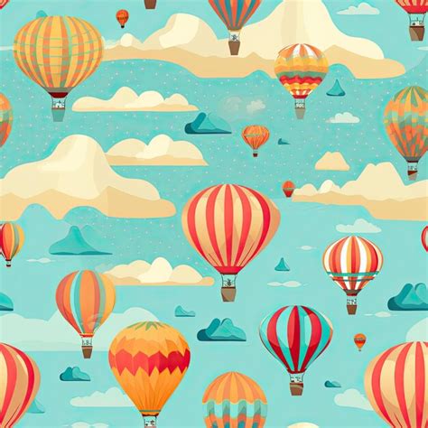 Premium Photo Vibrant Hot Air Balloons Soaring