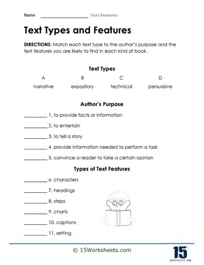 Text Features Worksheets 15