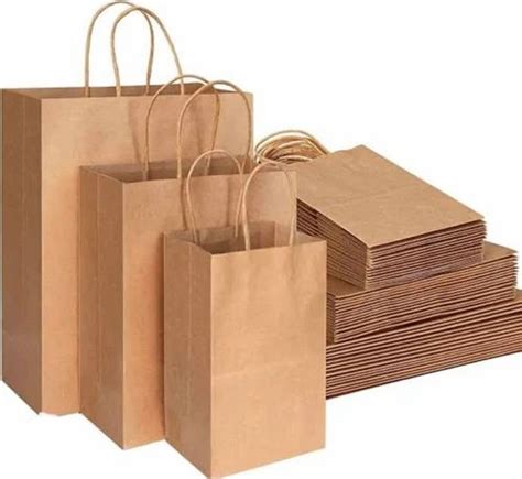 Brown Paper Carry Bags For Shopping At Rs 12 In Ahmedabad ID