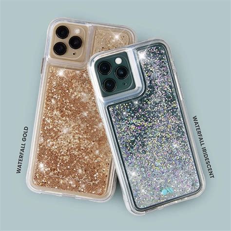 Case Mate Accessories Casemate Gold Waterfall Snow Globe Liquid