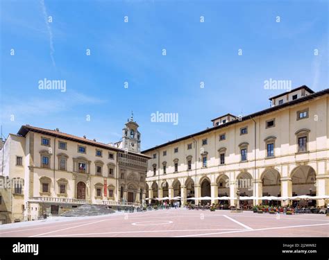 Arezzo Piazza Grande Palazzo della Fraternità dei Laici Palazzo