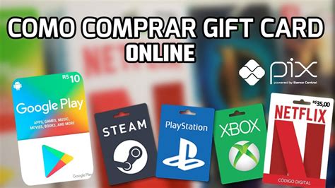 Como Comprar Gift Card Online Pelo Celular Gift Card No PIX YouTube