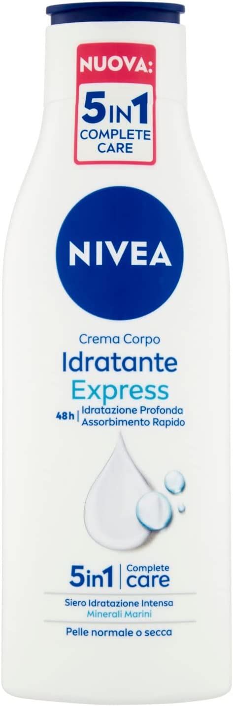 Nivea Crema Corpo Idratante Express 48h Pelle Normale O Secca 250ml