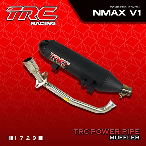 Trc Racing Power Pipe Yamaha Nmax V1 Muffler Exhaust With Removable Silencer 1729 Lazada Ph