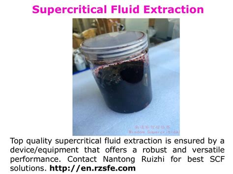 Supercritical Fluid Extraction