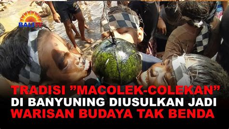 Tradisi Macolek Colekan Di Banyuning Diusulkan Jadi Warisan Budaya