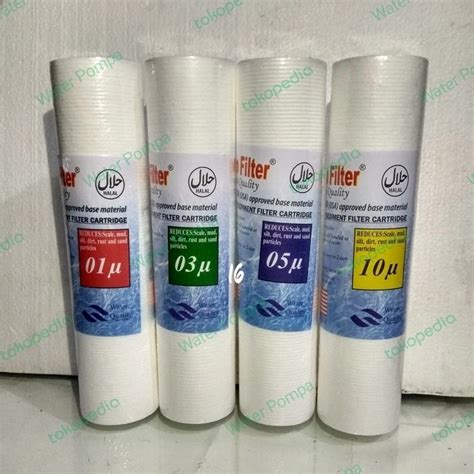 Jual Catridge Sediment Filter Air Spun Sedimen Nano Micron