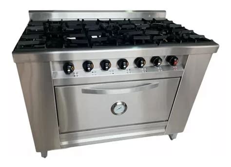 Cocina Industrial Rovesco Especial 6 Hornallas 110cm