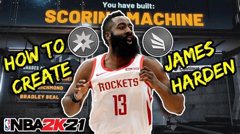 How To Create The Best JAMES HARDEN Build On NBA2K21 53 Badges