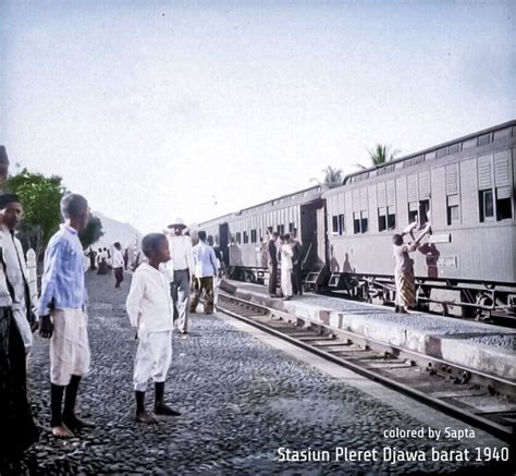 Pin Oleh Anang Wahyudi Di Colouring Old Photos Indonesia Sejarah Kereta