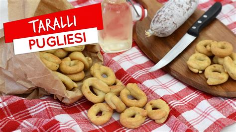 Taralli Pugliesi Ricetta Per Averli Lucidi E Friabili Youtube