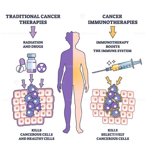 Immunotherapy Method For Cancer Treatment For Immune System Outline