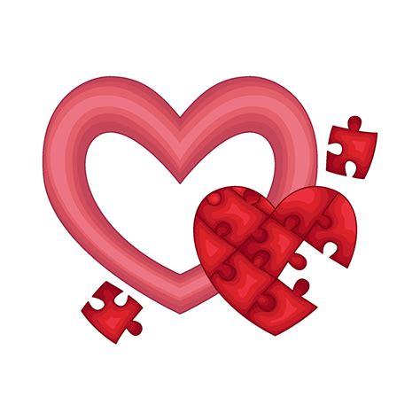 love with love puzzle illustration 34525638 Vector Art at Vecteezy