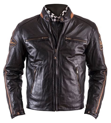 Buy Helstons Ace Rag Leather Jacket Louis Motorcycle Clothing And