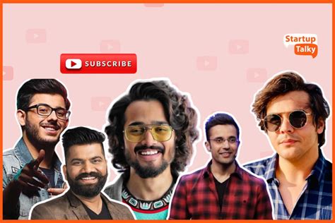 Top 10 Indian Youtubers With Most Subscribers 2024 10252023