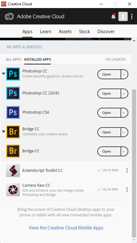 Solved Unable To Update Photoshop Cc Adobe Community 9901151