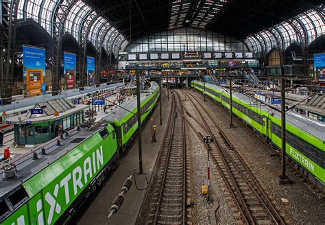 Hamburg Hauptbahnhof Am 16 Mai 2022 Hier Sind Gleich Zwei FlixTrain